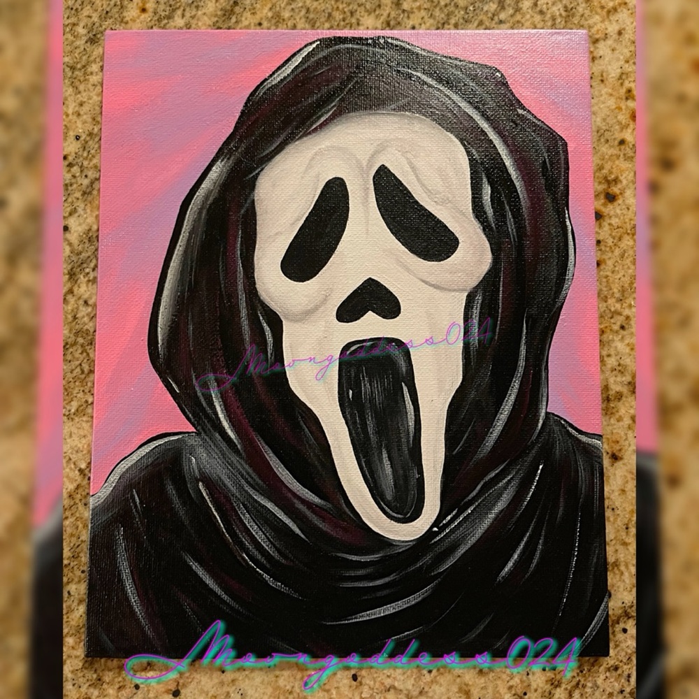 ✨🖤GHOSTFACE From The Movie SCREAM 🔪💖ART PRINT🖤✨